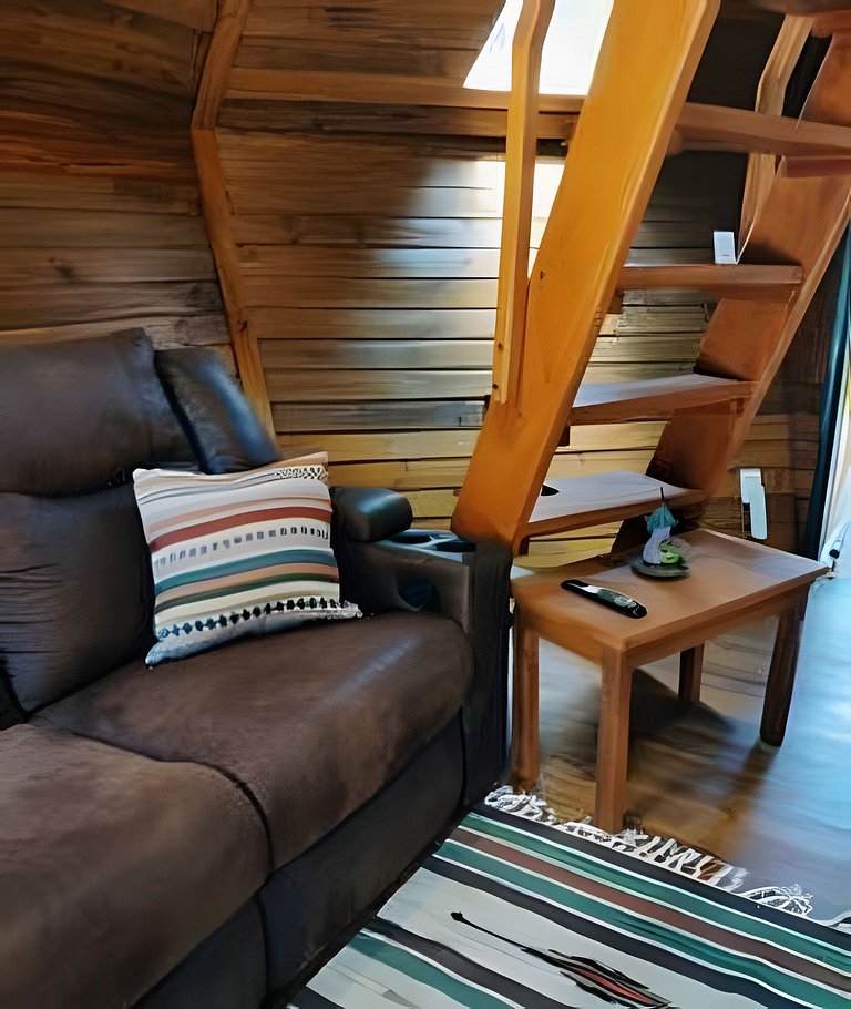 Cabana Diamante na Floresta | Hidro|Ar|Fogueira