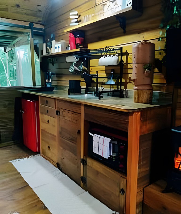 Cabana Diamante na Floresta | Hidro|Ar|Fogueira