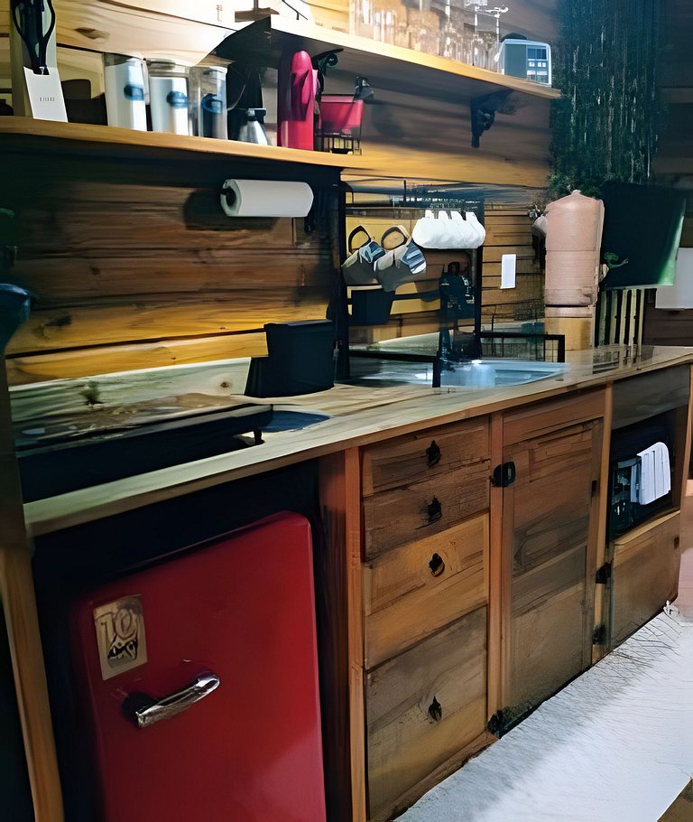 Cabana Diamante na Floresta | Hidro|Ar|Fogueira