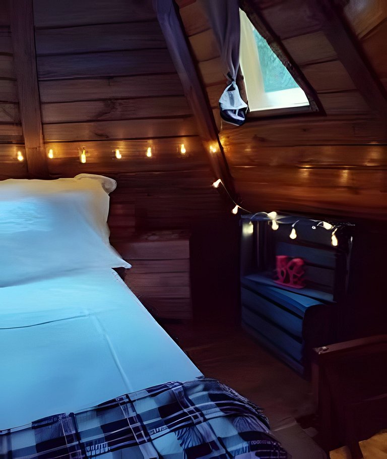 Cabana Diamante na Floresta | Hidro|Ar|Fogueira