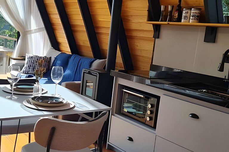 Cabana Triângulo do Sol | Vista montanhas | Hidro | Ar