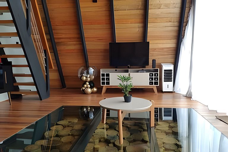 Cabana Triângulo do Sol | Vista montanhas | Hidro | Ar