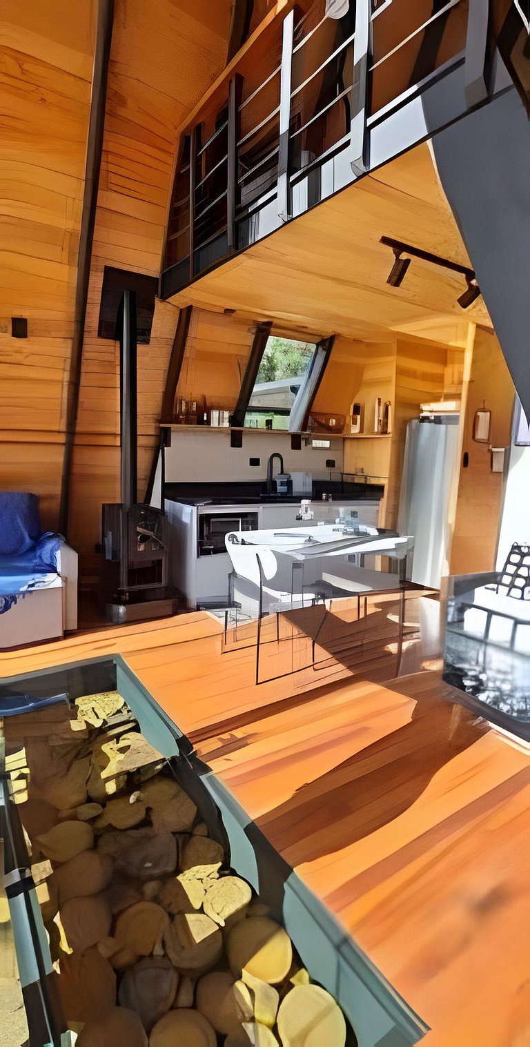 Cabana Triângulo do Sol | Vista montanhas | Hidro | Ar