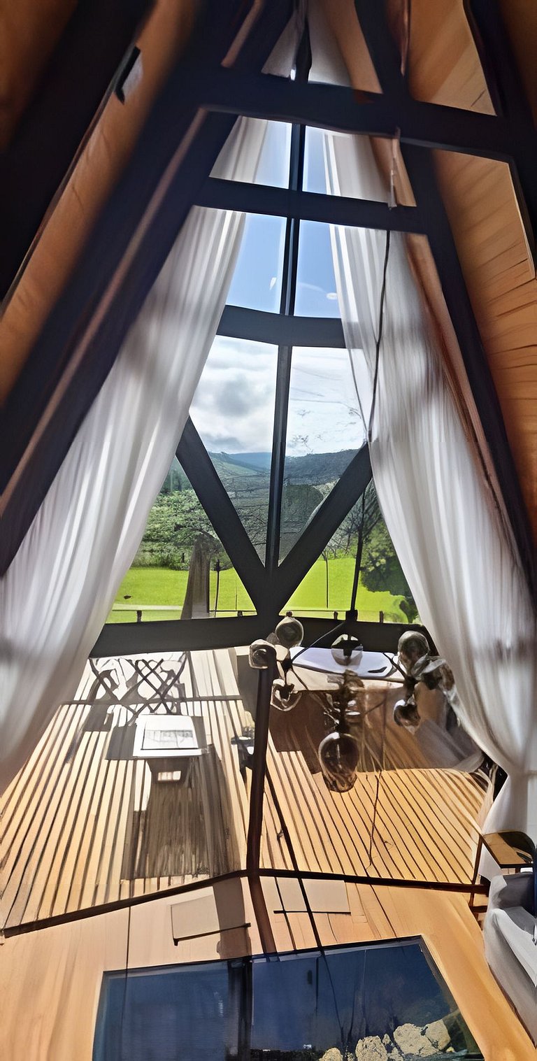 Cabana Triângulo do Sol | Vista montanhas | Hidro | Ar