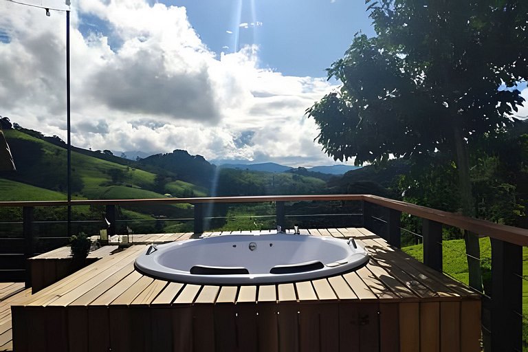 Cabana Triângulo do Sol | Vista montanhas | Hidro | Ar