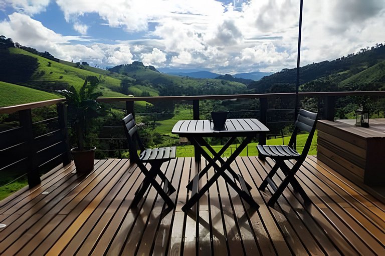 Cabana Triângulo do Sol | Vista montanhas | Hidro | Ar