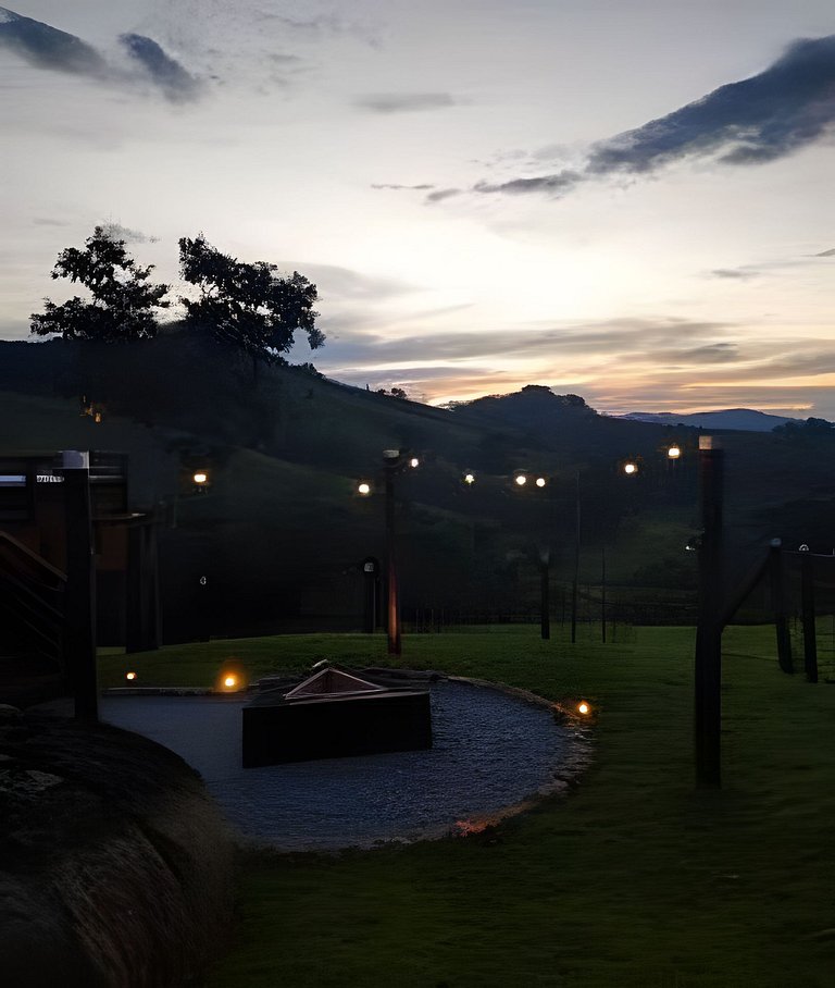 Cabana Triângulo do Sol | Vista montanhas | Hidro | Ar